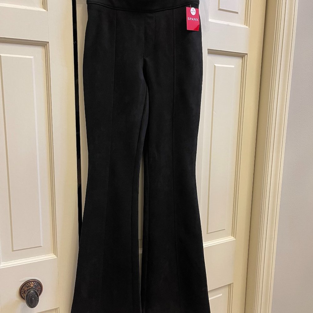 Faux Suede Flair Leggings